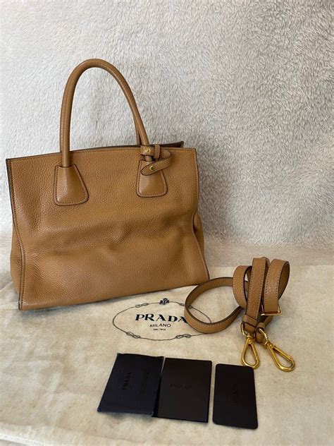 prada daino twin pocket tote review|Prada Vitello Daino Twin Pocket Tote .